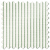 Laura Ashley Candy Stripe, Bottle Green - Twist&Fit Roman Blind